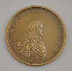 [LOUIS XIV]. Médaille commémorative: "Ludovicus XIIII Rex Christianissimus" par Molart....