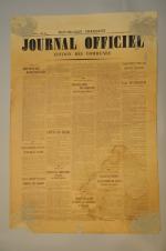 Journal officiel, n°34 1918.Édition des communes. Affiche imprimée par l'Administration...