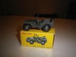 DINKY TOYS. Jeep hotchkiss-willys.Made in France, Meccano, 80B. Dans sa...