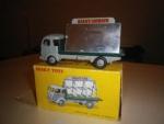 DINKY TOYS. Miroitier simca cargo.Made in France, Meccano, 33. Gris...