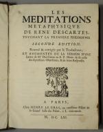 DESCARTES, René. Les Méditations métaphysiques de René Des-Cartes, touchant la...