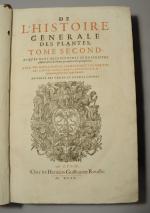 DALECHAMPS, Jacques. Histoire générale des plantes. contenant XVIII livres également...