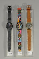 SWATCH COURIER. GX 703.Love Field, 1988.Guide Swatchwatches p. 123.