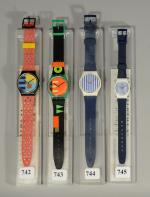SWATCH NEWPORT TWO. GW 108.Indigo Blues, 1987.Guide Swatchwatches p. 85.