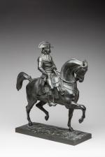 Louis BARYE (Paris, 1795-1875)Le Général Bonaparte. Bronze signé sur la...