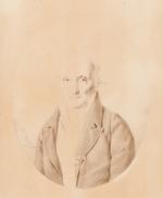 Henri Joseph HESSE (Paris, 1781 - 1849)Couple, paire de portraits.Encre...