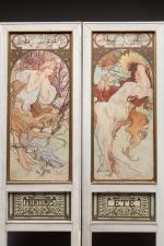 Alphonse MUCHA (Ivancice, 1860 - Prague, 1939)Les quatre saisons.Suite de...