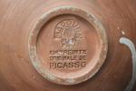 Pablo PICASSO (Malaga, 1881 - Mougins 1973)PAIRE de COUPELLES rondes...