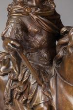 Étienne LE HONGRE (Paris, 1628-1690), d'après.Statue équestre de Louis XIV...