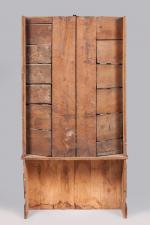 PAIRE D'ARMOIRES dites "DE COLLECTIONNEUR" de forme rectangulaire en bois...