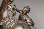 Guillaume I COUSTOU (1677-1746), d'après.Cheval de Marly.Bronze patiné et signé.Haut....