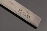 HOULET (XIX-XXe)Portement de CroixBronze patiné. Haut. 31, Larg. 24 cm.Provenance...