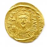 Phocas (602-610) Solidus frappé à Constantinople. Sear 618(4,38 g) Double...