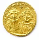 Héraclius et Héraclius Constantin son fils (610-634) Solidus frappé à...