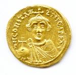 Constant II (641-668) Solidus frappé à Constantinople. Sear 938(4,43 g)...