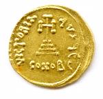Constant II (641-668) Solidus frappé à Constantinople. Sear 938(4,43 g)...