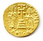 Constantin IV et ses frères Héraclius et Tibère (681) Solidus...