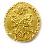 Basile Ier et Constantin (868-879) Solidus frappé à Constantinople. Sear...