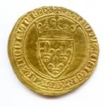 Charles VI (1380-1422)Ecu d'or à la couronne. (1ère émission)(3,96 g)...
