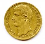 Bonaparte Premier Consul (1799-1804)40 Francs or (tête du Consul) an...