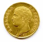 Napoléon Ier (1804-1814)40 Francs or (tête nue) 1806 Paris.(12,91 g)...