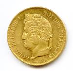 Louis Philippe Ier (1830-1848)40 Francs or 1834 Paris.(12,89 g) T.B.