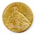 Etats-Unis d'AmériqueCinq dollars or 1915 (tête d'Indien) Philadelphie.(8,39 g)T.B.