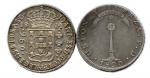 Lot de deux monnaies d'Amérique du Sud :960 reis 1814...