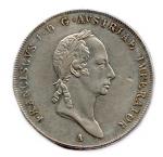 Autriche - François Ier (1804-0835)Thaler d'argent frappé en 1825 à...