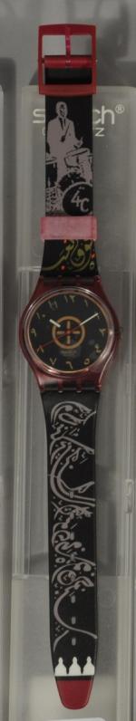 SWATCH BAR ORIENTAL. GR 104.Paris-Alger, 1989.Version dite "noire".Guide Swatchwatches p....