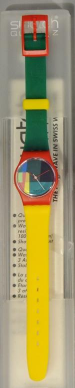 SWATCH MCSWATCH. LR 105.Street Smart, 1985.Guide Swatchwatches p. 60.