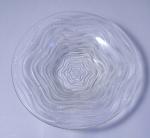 LALIQUE. COUPE circulaire en verre blanc moulé-pressé. Modèle "VAGUES N°1"...