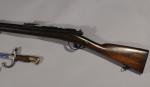 FUSIL D'INFANTERIE GRAS modèle 1866-74 M80. Canon rond bronzé avec...