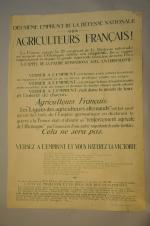 Réunion de 10 AFFICHES 1914-1918 : - A. LECHAUDEL (XIX...