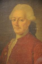 École FRANÇAISE du XVIIIème.
Charles-Andras, comte de Marcy, 1780.
Huile sur toile.
73,5...