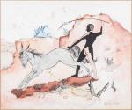 Attribué à Francis PICABIA (Paris, 1879-1953)
Le dresseur d'âne, c. 1926-1928.

Crayon,...
