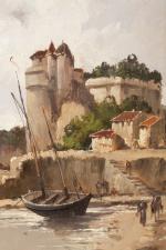 Eugène GALIEN-LALOUE (Paris, 1854 - Chérence, 1941)
Pornic et Dinard.

Paire de...