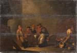 Jan SPANJAERT, ou SPANJAART (Amsterdam, 1589/90 - après, 1655)
Scène d'intérieur...