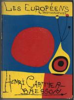 Henri CARTIER-BRESSON (1908-2004)
Les Européens, Verve, 1955. Couverture originale de Juan...
