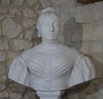 Auguste-Jean BARRÉ (1811-1896).
Buste de femme, Alvina Rottaux.
Plâtre signé "Barré Sculp"...