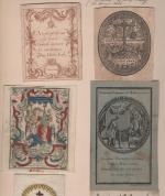 [Images pieuses] École allemande (Augsbourg) et divers. XVIIIe siècle.
43 images...