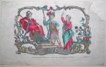 [Imagerie religieuse] Paris, DAUMONT Jean-François, actif jusqu'en 1775.
8 estampes gravées...