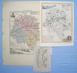 [XIXe et XXe siècles] Touraine et divers.
" Carte du Chinonois...