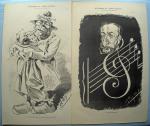 [Caricatures] Manuel LUQUE (1854-1919).
Réunion de 19 planches lithographiées parues dans...