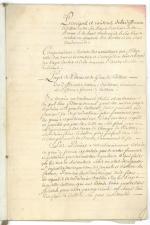 [Loir-et-Cher - Vendômois - Assemblée provinciale de 1787] Mémoire sur...