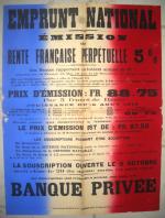 [Guerre 1914-1918]  SOUSCRIPTION à L'EMPRUNT, 1915. 26 affiches.
6 affiches...