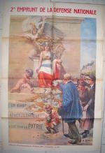 [Guerre 1914-1918]  SOUSCRIPTION à L'EMPRUNT, 1916. 34 affiches et...