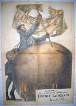 [Guerre 1914-1918]  SOUSCRIPTION à L'EMPRUNT, 1917. 11 affiches.
" Pour...