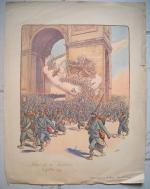 [Guerre 1914-1918]  PROPAGANDE. 10 affiches et 3 documents.
" Journée...