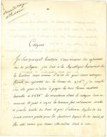 [Révolution] Abraham-Louis BREGUET (1747-1823), horloger
L.S. aux autorités parisiennes, sans date,...